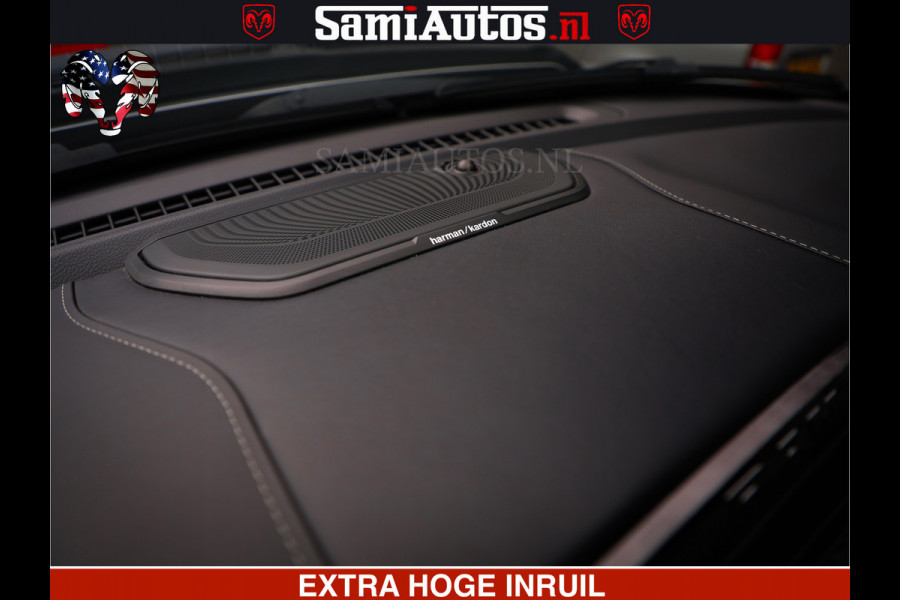 Dodge Ram HULK PACK | LIMITED SPORT | 5.7 V8 HEMI | FEUL WHEELS MAT BLACK | BOM VOL | CREW CAB 5 PERSOONS | DUBBELE CABINE DC | GRIJS KENTEKEN | SFEERVERLICHTING | HUD | LICHTVERING | PANODAK | FULL LED |