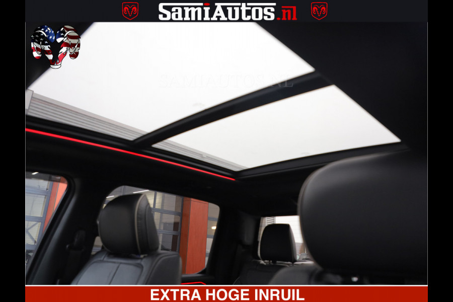 Dodge Ram HULK PACK | LIMITED SPORT | 5.7 V8 HEMI | FEUL WHEELS MAT BLACK | BOM VOL | CREW CAB 5 PERSOONS | DUBBELE CABINE DC | GRIJS KENTEKEN | SFEERVERLICHTING | HUD | LICHTVERING | PANODAK | FULL LED |