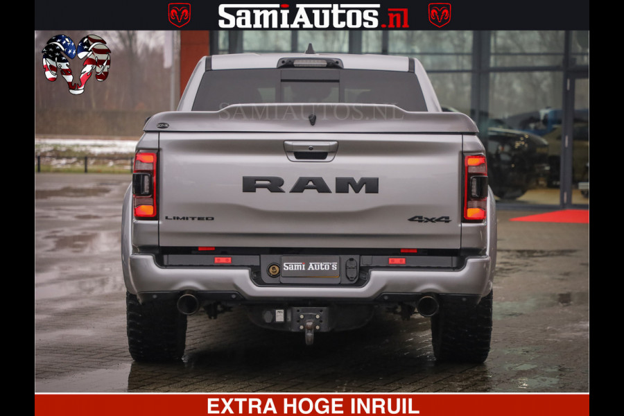 Dodge Ram HULK PACK | LIMITED SPORT | 5.7 V8 HEMI | FEUL WHEELS MAT BLACK | BOM VOL | CREW CAB 5 PERSOONS | DUBBELE CABINE DC | GRIJS KENTEKEN | SFEERVERLICHTING | HUD | LICHTVERING | PANODAK | FULL LED |