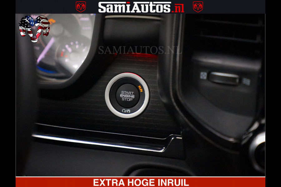 Dodge Ram HULK PACK | LIMITED SPORT | 5.7 V8 HEMI | FEUL WHEELS MAT BLACK | BOM VOL | CREW CAB 5 PERSOONS | DUBBELE CABINE DC | GRIJS KENTEKEN | SFEERVERLICHTING | HUD | LICHTVERING | PANODAK | FULL LED |