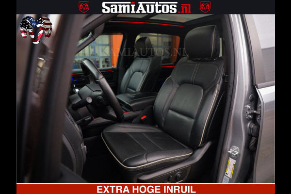 Dodge Ram HULK PACK | LIMITED SPORT | 5.7 V8 HEMI | FEUL WHEELS MAT BLACK | BOM VOL | CREW CAB 5 PERSOONS | DUBBELE CABINE DC | GRIJS KENTEKEN | SFEERVERLICHTING | HUD | LICHTVERING | PANODAK | FULL LED |
