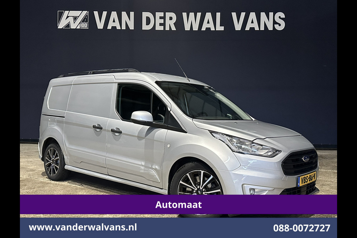 Ford Transit Connect 1.5 EcoBlue 120pk Automaat L2H1 Euro6 Airco | 3-Zits | 2x zijdeur | Camera | Navigatie | Cruisecontrol LM Velgen, Trekhaak, Parkeersensoren, Bijrijdersbank