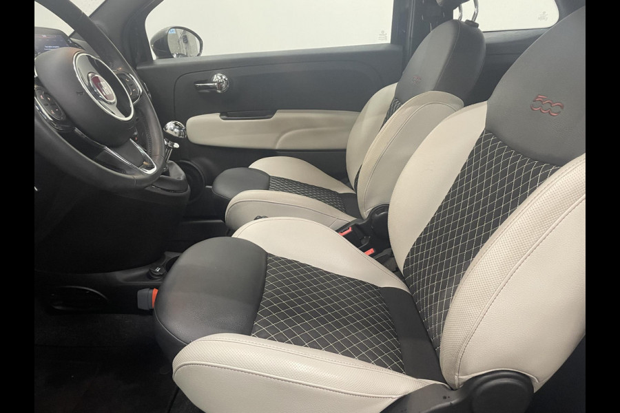 Fiat 500 1.0 Hybrid Star Panoramadak Airco Navi Carplay Design Leder Cruise Control LM Velgen Virtual Cockpit