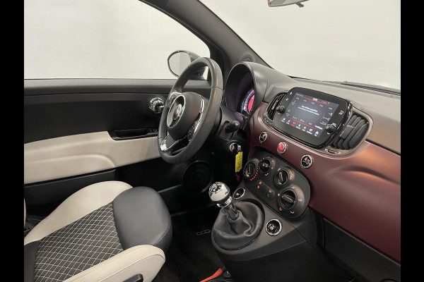 Fiat 500 1.0 Hybrid Star Panoramadak Airco Navi Carplay Design Leder Cruise Control LM Velgen Virtual Cockpit