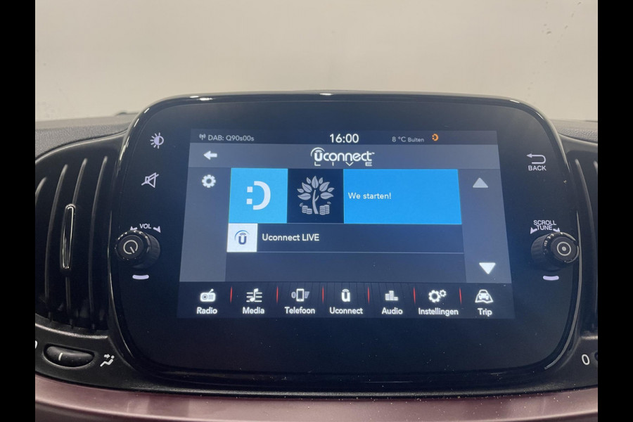 Fiat 500 1.0 Hybrid Star Panoramadak Airco Navi Carplay Design Leder Cruise Control LM Velgen Virtual Cockpit