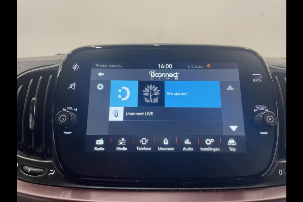 Fiat 500 1.0 Hybrid Star Panoramadak Airco Navi Carplay Design Leder Cruise Control LM Velgen Virtual Cockpit