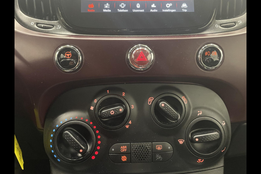 Fiat 500 1.0 Hybrid Star Panoramadak Airco Navi Carplay Design Leder Cruise Control LM Velgen Virtual Cockpit