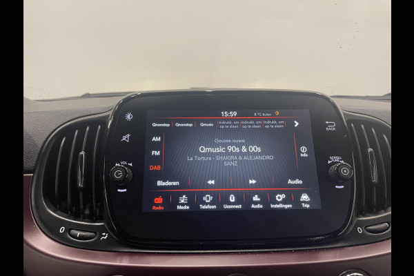 Fiat 500 1.0 Hybrid Star Panoramadak Airco Navi Carplay Design Leder Cruise Control LM Velgen Virtual Cockpit