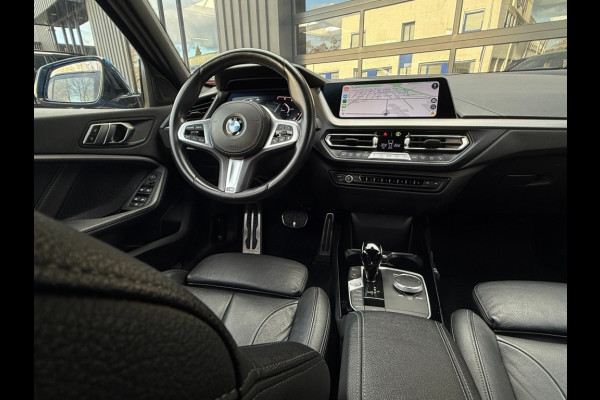 BMW 1-serie 118i M-Sport vol Leer 19 inch Bovag garantie Apple Carplay Misano bleu