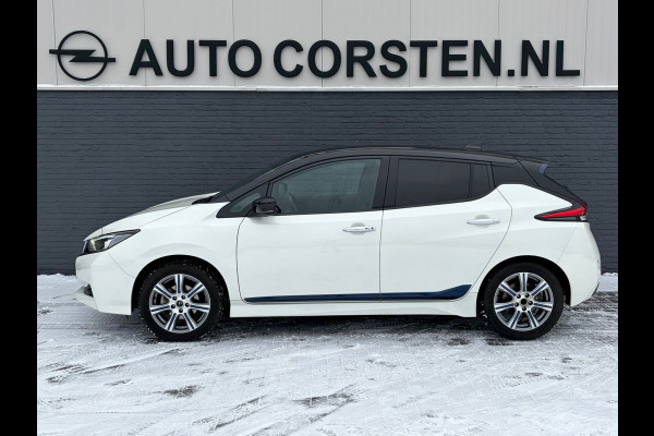Nissan Leaf e+ Business Executive 62kWh SOH 90% Warmtepomp Trekhaak Leder Navi Ecc Bose®-Hifi Apple Carplay Android Auto Adap.Cruise 360°Camera Stoel+Stuurverwarming Led Two-Tone lak 1e Eigenaar Origineel Nederlandse Auto