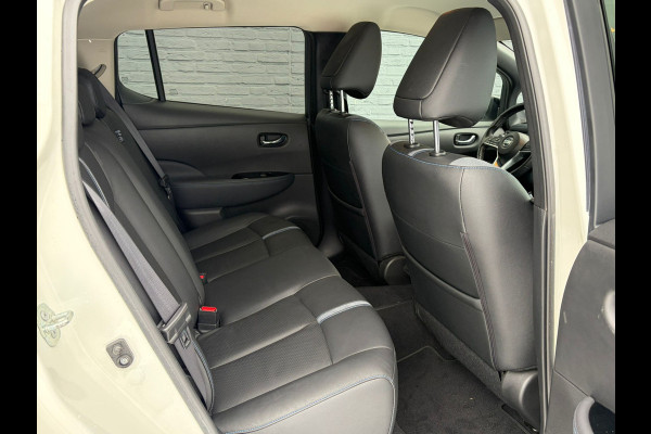 Nissan Leaf e+ Business Executive 62kWh SOH 90% Warmtepomp Trekhaak Leder Navi Ecc Bose®-Hifi Apple Carplay Android Auto Adap.Cruise 360°Camera Stoel+Stuurverwarming Led Two-Tone lak 1e Eigenaar Origineel Nederlandse Auto