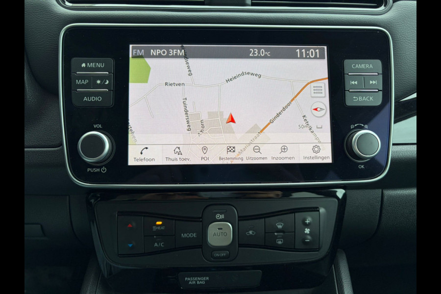 Nissan Leaf e+ Business Executive 62kWh SOH 90% Warmtepomp Trekhaak Leder Navi Ecc Bose®-Hifi Apple Carplay Android Auto Adap.Cruise 360°Camera Stoel+Stuurverwarming Led Two-Tone lak 1e Eigenaar Origineel Nederlandse Auto