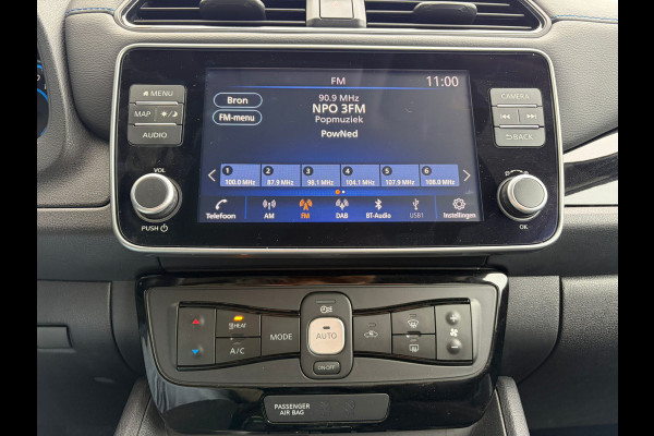 Nissan Leaf e+ Business Executive 62kWh SOH 90% Warmtepomp Trekhaak Leder Navi Ecc Bose®-Hifi Apple Carplay Android Auto Adap.Cruise 360°Camera Stoel+Stuurverwarming Led Two-Tone lak 1e Eigenaar Origineel Nederlandse Auto
