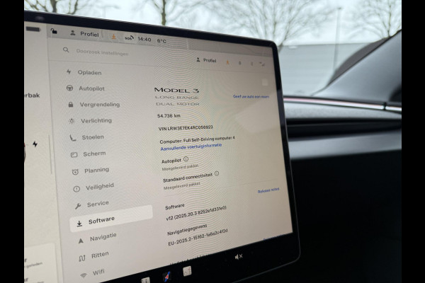 Tesla Model 3 Premium Long Range AWD 78 kWh ORGINELE AFN. TREKHAAK TESLA| AUTOPILOT| STOELVENTILATIE + VERWARMING| VOLLEDIGE TESLA GARANTIE T/M 01/2028 OF 80.000KM| DE HOOGVOLTACCU EN AANDRIJFLIJN TOT 2032 of 192.000KM |