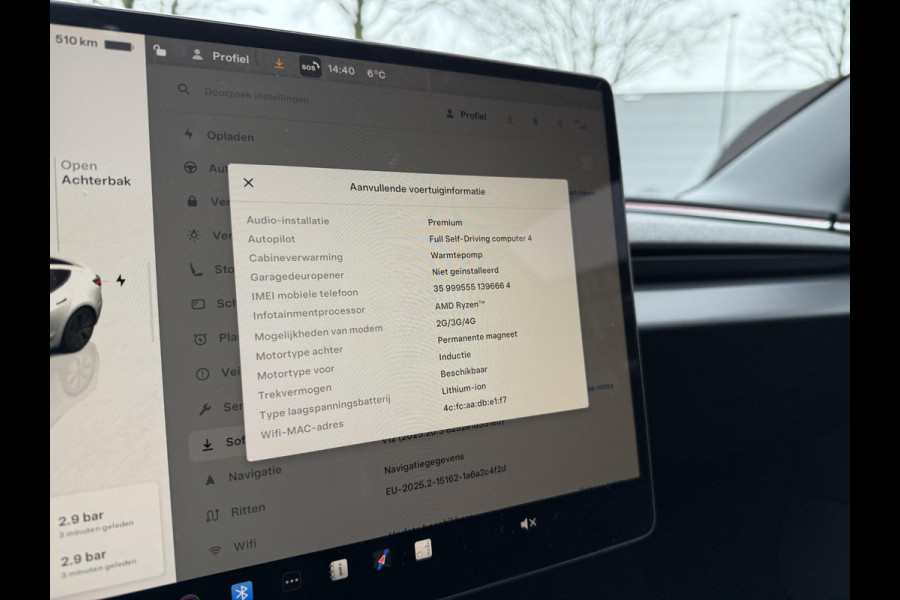 Tesla Model 3 Premium Long Range AWD 78 kWh ORGINELE AFN. TREKHAAK TESLA| AUTOPILOT| STOELVENTILATIE + VERWARMING| VOLLEDIGE TESLA GARANTIE T/M 01/2028 OF 80.000KM| DE HOOGVOLTACCU EN AANDRIJFLIJN TOT 2032 of 192.000KM |
