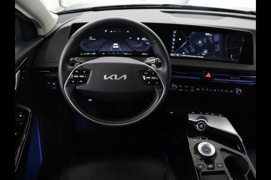 Kia Ev6 Plus 58 kWh | Stoelventilatie | Leder | Warmtepomp | Adaptive cruise | Carplay | Camera | Stoel & stuurverwarming | 19'' | Sfeerverlichting | Navigatie | Keyless