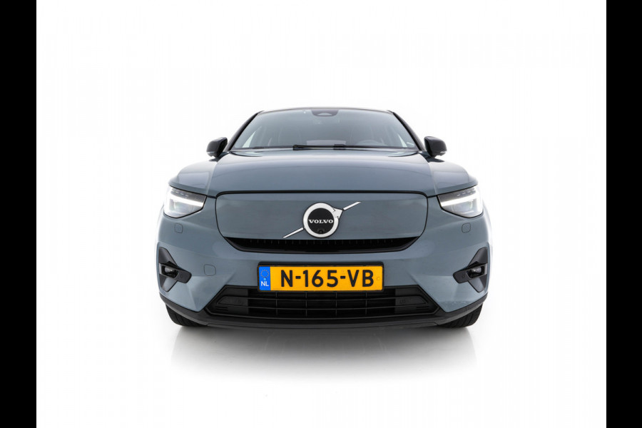 Volvo C40 Recharge Twin Intro Edition 78 kWh AWD [ 3-Fase ] {SOH-87%} (INCL-BTW) Aut. *HEATPUMP | PANO | LEATHER-ALCANTARA | DIGI-COCKPIT | FULL-LED | HARMAN/KARDON | TOPVIEW | NAVI-FULLMAP | ECC | PDC | KEYLESS | HEATED-SPORTSEATS | TOWBAR | PRIVACY-GLASS | 20