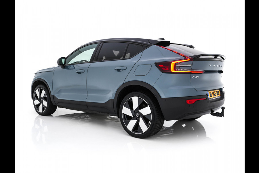 Volvo C40 Recharge Twin Intro Edition 78 kWh AWD [ 3-Fase ] {SOH-87%} (INCL-BTW) Aut. *HEATPUMP | PANO | LEATHER-ALCANTARA | DIGI-COCKPIT | FULL-LED | HARMAN/KARDON | TOPVIEW | NAVI-FULLMAP | ECC | PDC | KEYLESS | HEATED-SPORTSEATS | TOWBAR | PRIVACY-GLASS | 20