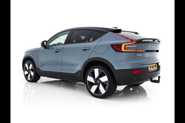 Volvo C40 Recharge Twin Intro Edition 78 kWh AWD [ 3-Fase ] {SOH-87%} (INCL-BTW) Aut. *HEATPUMP | PANO | LEATHER-ALCANTARA | DIGI-COCKPIT | FULL-LED | HARMAN/KARDON | TOPVIEW | NAVI-FULLMAP | ECC | PDC | KEYLESS | HEATED-SPORTSEATS | TOWBAR | PRIVACY-GLASS | 20