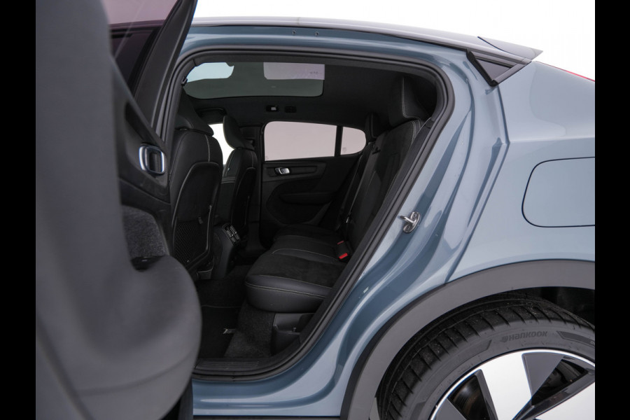 Volvo C40 Recharge Twin Intro Edition 78 kWh AWD [ 3-Fase ] {SOH-87%} (INCL-BTW) Aut. *HEATPUMP | PANO | LEATHER-ALCANTARA | DIGI-COCKPIT | FULL-LED | HARMAN/KARDON | TOPVIEW | NAVI-FULLMAP | ECC | PDC | KEYLESS | HEATED-SPORTSEATS | TOWBAR | PRIVACY-GLASS | 20