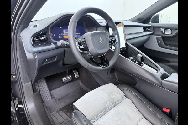 Polestar 2 PERFORMANCE LR AWD 78kWh Adap.Cruise Panoramadak Harman&Kardon® Leder-Alcantara Navi Ecc Apple Carplay Android Auto 360°Camera D SOH 91% 4WD Stuur-Stoel-Achterbankverwarming Elek.Achterklep Privacy Glas Lmv 20" Led Dodehoekdetectie Rijstrooksensor Wifi 1e Eigenaar Origineel Nederlandse Auto