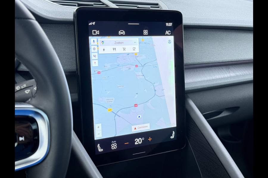 Polestar 2 PERFORMANCE LR AWD 78kWh Adap.Cruise Panoramadak Harman&Kardon® Leder-Alcantara Navi Ecc Apple Carplay Android Auto 360°Camera D SOH 91% 4WD Stuur-Stoel-Achterbankverwarming Elek.Achterklep Privacy Glas Lmv 20" Led Dodehoekdetectie Rijstrooksensor Wifi 1e Eigenaar Origineel Nederlandse Auto