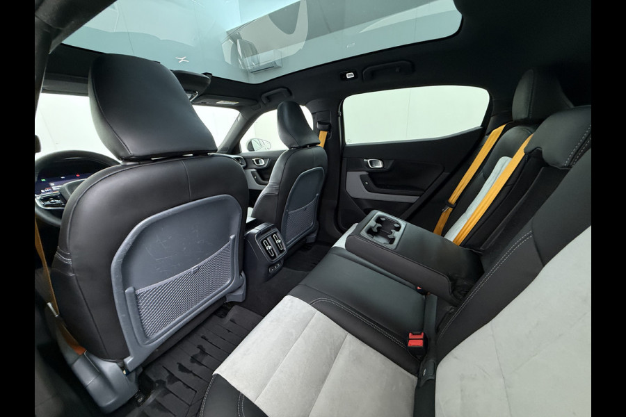 Polestar 2 PERFORMANCE LR AWD 78kWh Adap.Cruise Panoramadak Harman&Kardon® Leder-Alcantara Navi Ecc Apple Carplay Android Auto 360°Camera D SOH 91% 4WD Stuur-Stoel-Achterbankverwarming Elek.Achterklep Privacy Glas Lmv 20" Led Dodehoekdetectie Rijstrooksensor Wifi 1e Eigenaar Origineel Nederlandse Auto