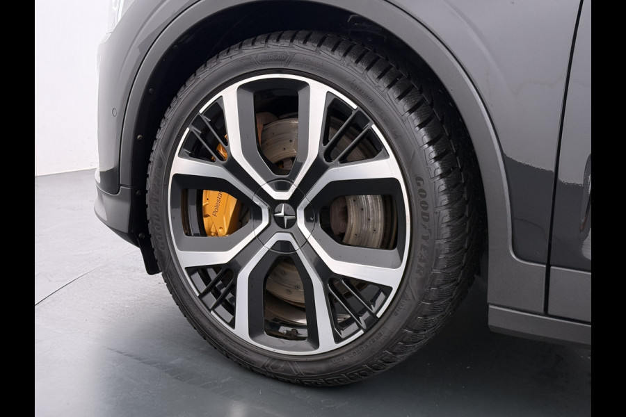 Polestar 2 PERFORMANCE LR AWD 78kWh Adap.Cruise Panoramadak Harman&Kardon® Leder-Alcantara Navi Ecc Apple Carplay Android Auto 360°Camera D SOH 91% 4WD Stuur-Stoel-Achterbankverwarming Elek.Achterklep Privacy Glas Lmv 20" Led Dodehoekdetectie Rijstrooksensor Wifi 1e Eigenaar Origineel Nederlandse Auto