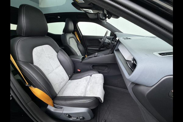 Polestar 2 PERFORMANCE LR AWD 78kWh Adap.Cruise Panoramadak Harman&Kardon® Leder-Alcantara Navi Ecc Apple Carplay Android Auto 360°Camera D SOH 91% 4WD Stuur-Stoel-Achterbankverwarming Elek.Achterklep Privacy Glas Lmv 20" Led Dodehoekdetectie Rijstrooksensor Wifi 1e Eigenaar Origineel Nederlandse Auto