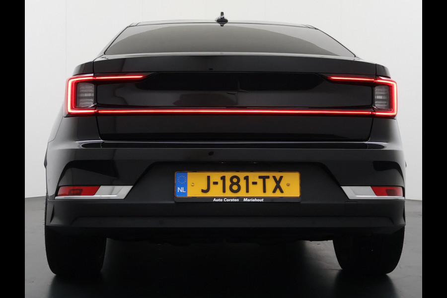 Polestar 2 PERFORMANCE LR AWD 78kWh Adap.Cruise Panoramadak Harman&Kardon® Leder-Alcantara Navi Ecc Apple Carplay Android Auto 360°Camera D SOH 91% 4WD Stuur-Stoel-Achterbankverwarming Elek.Achterklep Privacy Glas Lmv 20" Led Dodehoekdetectie Rijstrooksensor Wifi 1e Eigenaar Origineel Nederlandse Auto