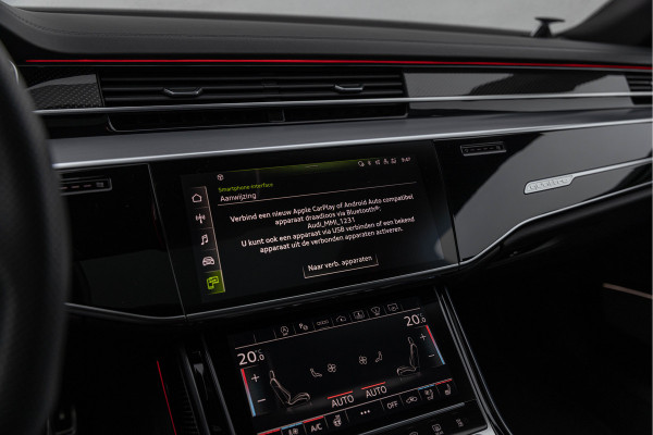 Audi S8 4.0 TFSI 571pk Quattro Keramisch B&O Advanced Nachtzicht RSE Carbon 4-Wielsturing