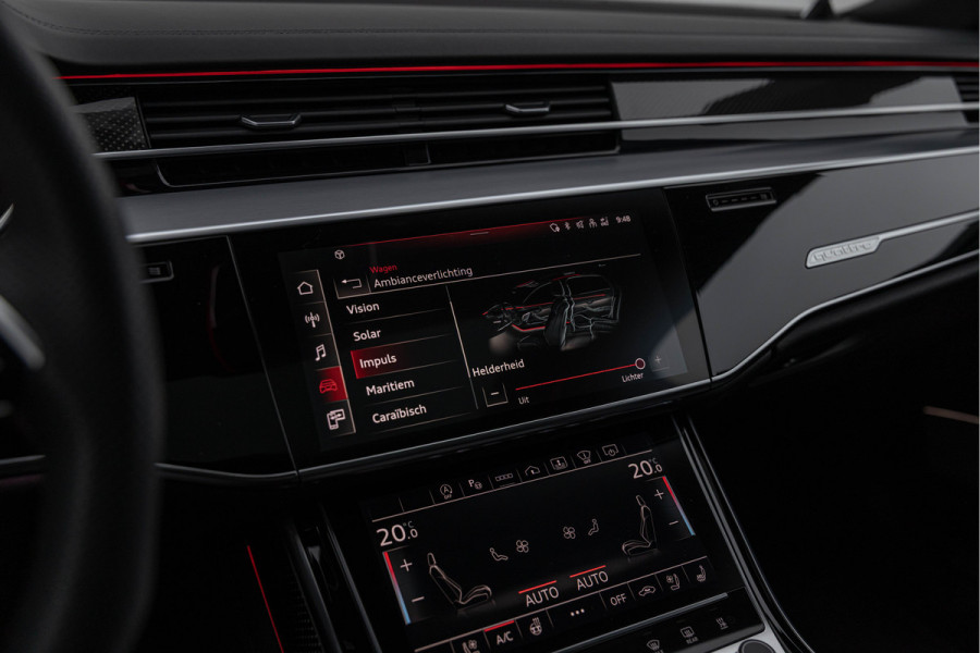 Audi S8 4.0 TFSI 571pk Quattro Keramisch B&O Advanced Nachtzicht RSE Carbon 4-Wielsturing