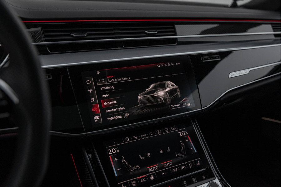 Audi S8 4.0 TFSI 571pk Quattro Keramisch B&O Advanced Nachtzicht RSE Carbon 4-Wielsturing