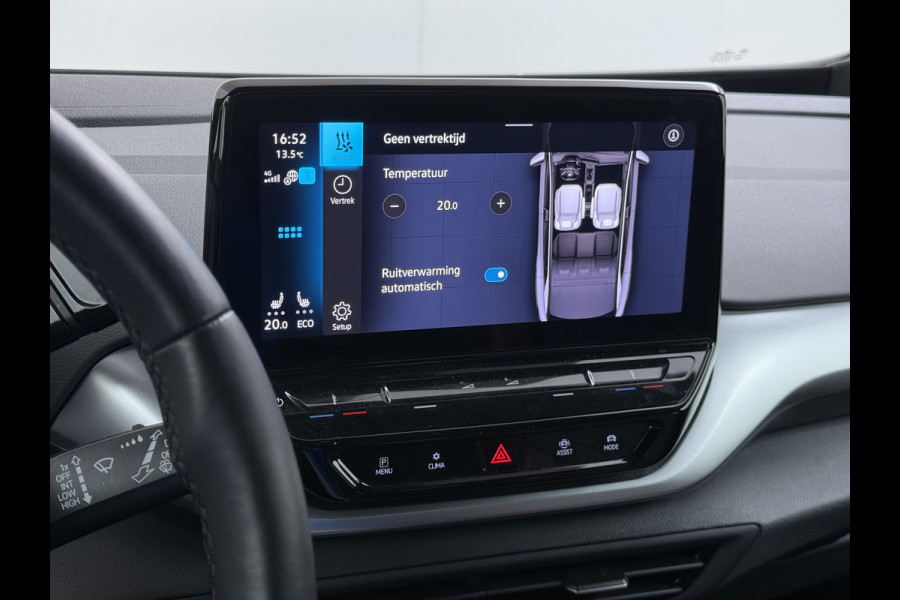 Volkswagen ID.4 204PK First 77kWh SOH 90% Leer/Alcantara Adap.Cruise Camera Apple Carplay Android Navi Ecc Pdc-a+v Lmv 20" Stoel+Stuurverwarming Led Bordherkenning Voor-Klimatisering Semi-Autopilot App-Connect E-sound Front-Assist Origineel Nederlandse Auto