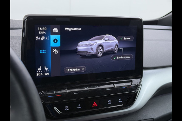 Volkswagen ID.4 204PK First 77kWh SOH 90% Leer/Alcantara Adap.Cruise Camera Apple Carplay Android Navi Ecc Pdc-a+v Lmv 20" Stoel+Stuurverwarming Led Bordherkenning Voor-Klimatisering Semi-Autopilot App-Connect E-sound Front-Assist Origineel Nederlandse Auto
