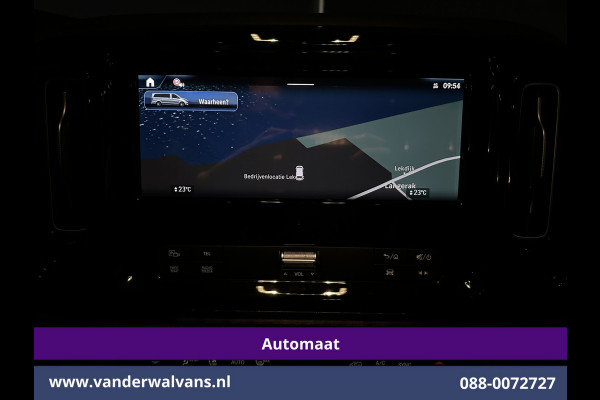 Mercedes-Benz Vito 116 CDI 164pk 9G-Tronic Automaat L2H1 Dubbele Cabine Fabrieksgarantie Euro6 Airco | 2x zijdeur | 5-Zits | 360 graden Camera | Na LED, LM velgen, 2500kg Trekhaak, Adaptieve Cruisecontrol, Parkeersensoren, Isofix, MBUX