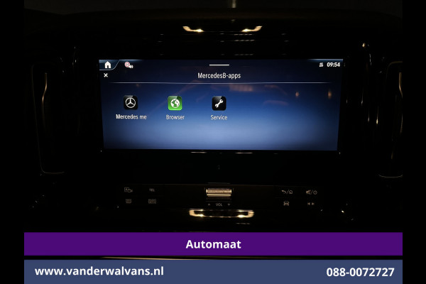 Mercedes-Benz Vito 116 CDI 164pk 9G-Tronic Automaat L2H1 Dubbele Cabine Fabrieksgarantie Euro6 Airco | 2x zijdeur | 5-Zits | 360 graden Camera | Na LED, LM velgen, 2500kg Trekhaak, Adaptieve Cruisecontrol, Parkeersensoren, Isofix, MBUX