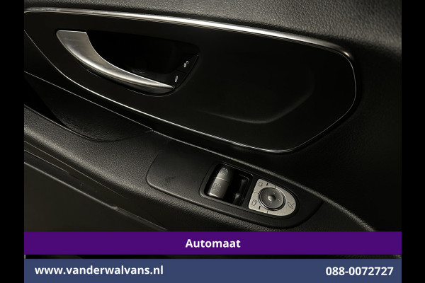Mercedes-Benz Vito 116 CDI 164pk 9G-Tronic Automaat L2H1 Dubbele Cabine Fabrieksgarantie Euro6 Airco | 2x zijdeur | 5-Zits | 360 graden Camera | Na LED, LM velgen, 2500kg Trekhaak, Adaptieve Cruisecontrol, Parkeersensoren, Isofix, MBUX