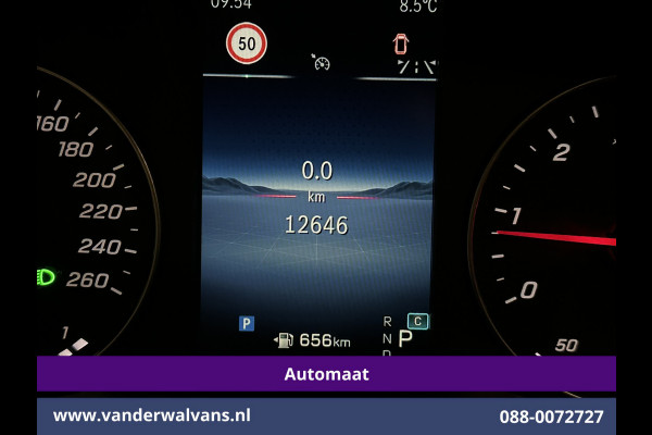 Mercedes-Benz Vito 116 CDI 164pk 9G-Tronic Automaat L2H1 Dubbele Cabine Fabrieksgarantie Euro6 Airco | 2x zijdeur | 5-Zits | 360 graden Camera | Na LED, LM velgen, 2500kg Trekhaak, Adaptieve Cruisecontrol, Parkeersensoren, Isofix, MBUX