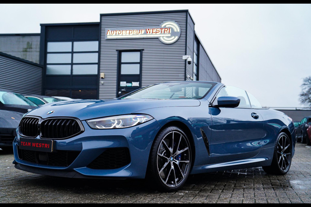 BMW 8 Serie M850i xDrive High Executive | Harman Kardon | Barcelona Blau | Adaptieve cruise | Laser LED | HuD | Stoelventilatie |
