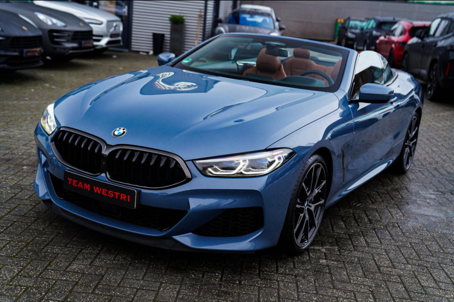 BMW 8 Serie M850i xDrive High Executive | Harman Kardon | Barcelona Blau | Adaptieve cruise | Laser LED | HuD | Stoelventilatie |