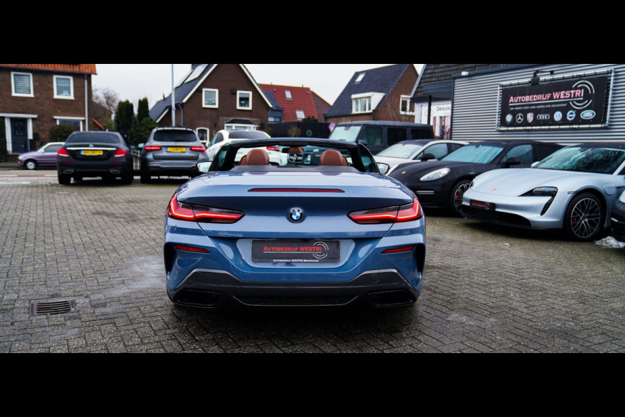 BMW 8 Serie M850i xDrive High Executive | Harman Kardon | Barcelona Blau | Adaptieve cruise | Laser LED | HuD | Stoelventilatie |