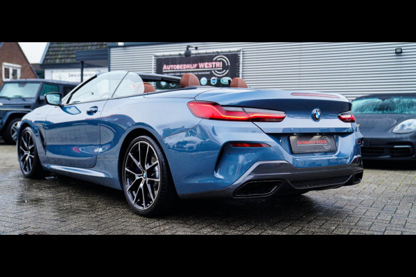 BMW 8 Serie M850i xDrive High Executive | Harman Kardon | Barcelona Blau | Adaptieve cruise | Laser LED | HuD | Stoelventilatie |