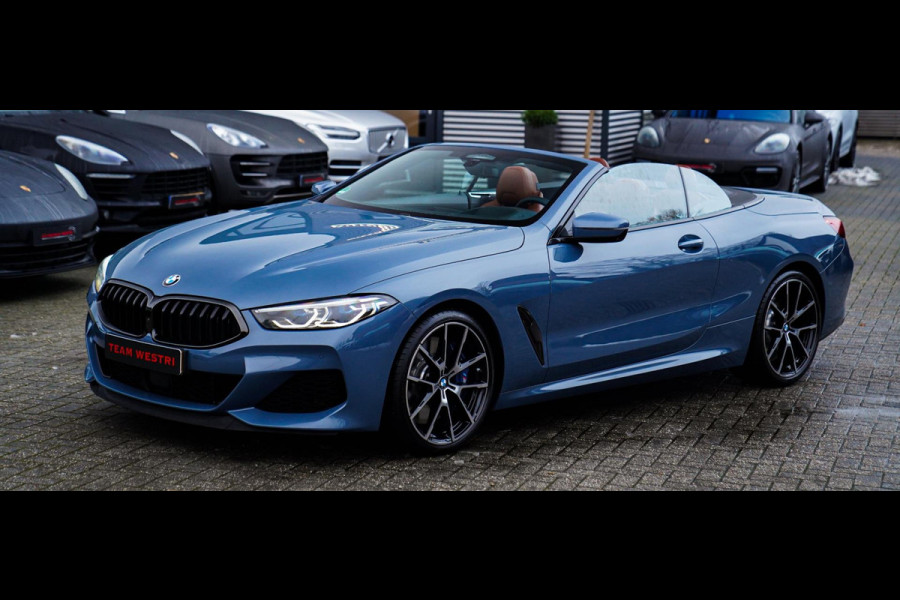 BMW 8 Serie M850i xDrive High Executive | Harman Kardon | Barcelona Blau | Adaptieve cruise | Laser LED | HuD | Stoelventilatie |