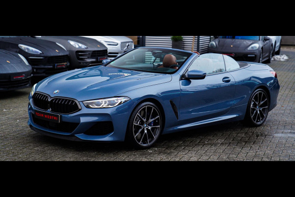 BMW 8 Serie M850i xDrive High Executive | Harman Kardon | Barcelona Blau | Adaptieve cruise | Laser LED | HuD | Stoelventilatie |