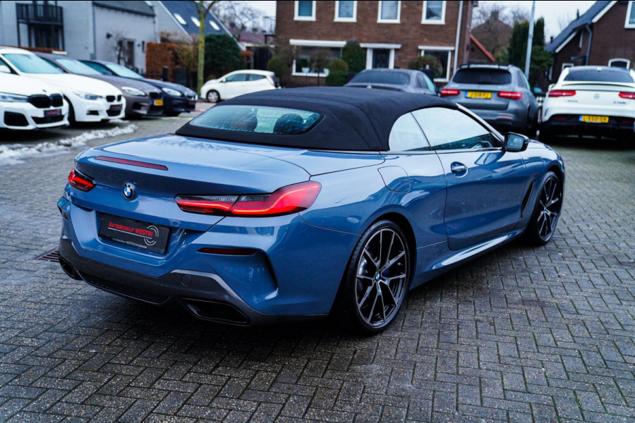 BMW 8 Serie M850i xDrive High Executive | Harman Kardon | Barcelona Blau | Adaptieve cruise | Laser LED | HuD | Stoelventilatie |