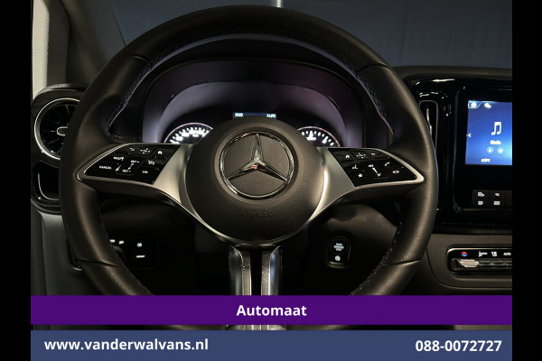 Mercedes-Benz Vito 116 CDI 164pk 9G-Tronic Automaat L2H1 Dubbele Cabine Fabrieksgarantie Euro6 Airco | 2x zijdeur | 5-Zits | 360 graden Camera | Na LED, LM velgen, 2500kg Trekhaak, Adaptieve Cruisecontrol, Parkeersensoren, Isofix, MBUX