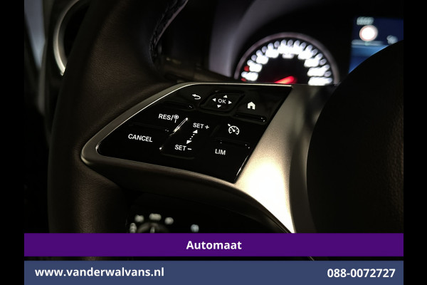 Mercedes-Benz Vito 116 CDI 164pk 9G-Tronic Automaat L2H1 Dubbele Cabine Fabrieksgarantie Euro6 Airco | 2x zijdeur | 5-Zits | 360 graden Camera | Na LED, LM velgen, 2500kg Trekhaak, Adaptieve Cruisecontrol, Parkeersensoren, Isofix, MBUX