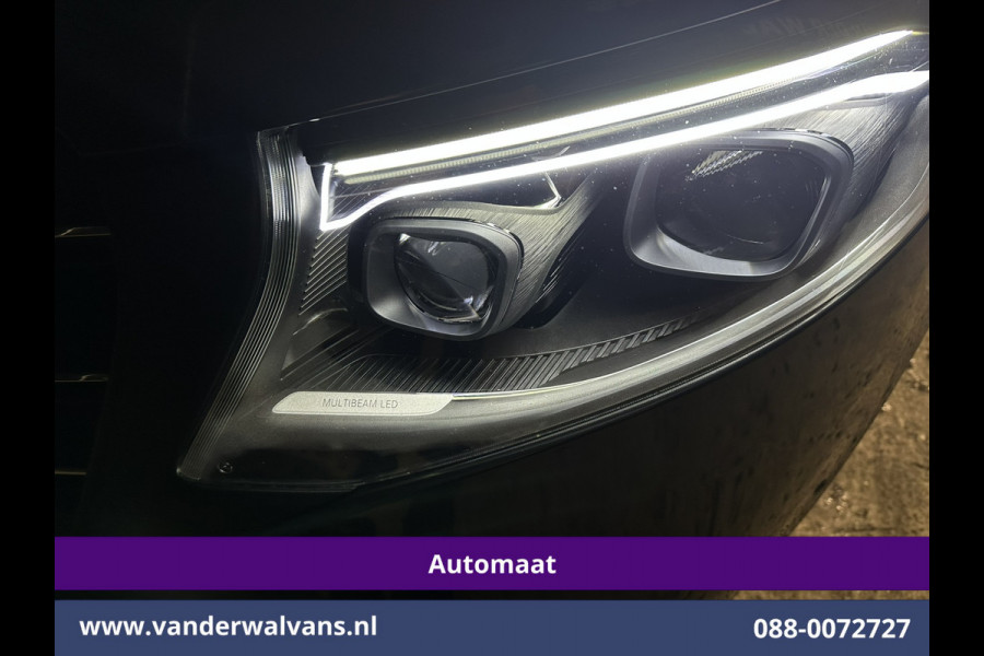 Mercedes-Benz Vito 116 CDI 164pk 9G-Tronic Automaat L2H1 Dubbele Cabine Fabrieksgarantie Euro6 Airco | 2x zijdeur | 5-Zits | 360 graden Camera | Na LED, LM velgen, 2500kg Trekhaak, Adaptieve Cruisecontrol, Parkeersensoren, Isofix, MBUX