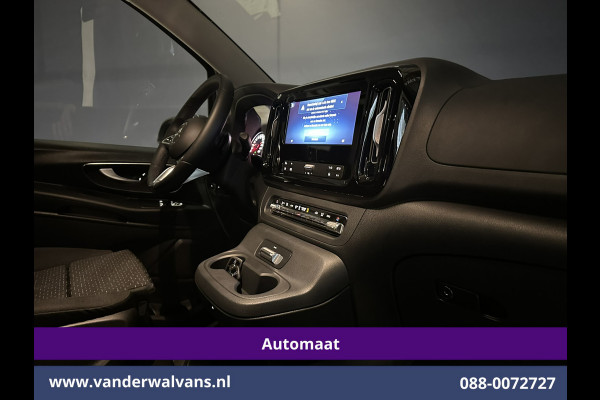 Mercedes-Benz Vito 116 CDI 164pk 9G-Tronic Automaat L2H1 Dubbele Cabine Fabrieksgarantie Euro6 Airco | 2x zijdeur | 5-Zits | 360 graden Camera | Na LED, LM velgen, 2500kg Trekhaak, Adaptieve Cruisecontrol, Parkeersensoren, Isofix, MBUX